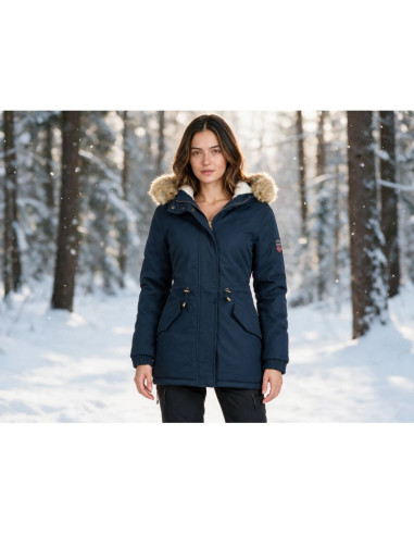 Parka damska geographical norway ampuria lady 056 bs3 (wq833f/gn-navy)