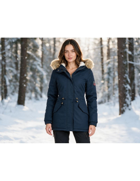 Parka damska geographical norway ampuria lady 056 bs3 (wq833f/gn-navy)