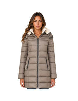 Parka damska geographical norway carenne taupe db lady 0116 (wz5514f/gn-taupe)