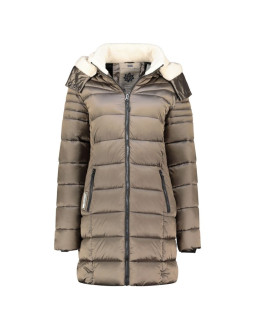 Parka damska geographical norway carenne taupe db lady 0116 (wz5514f/gn-taupe) 2