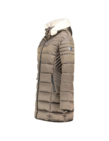 Parka damska geographical norway carenne taupe db lady 0116 (wz5514f/gn-taupe)