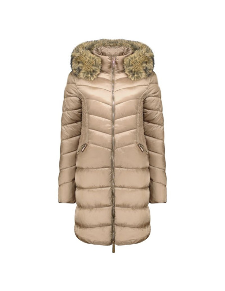 Parka damska geographical norway bololita taupe db lady 0116-1 (wz7487f/gn-taupe)
