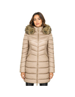 Parka damska geographical norway bololita taupe db lady 0116-1 (wz7487f/gn-taupe) 2