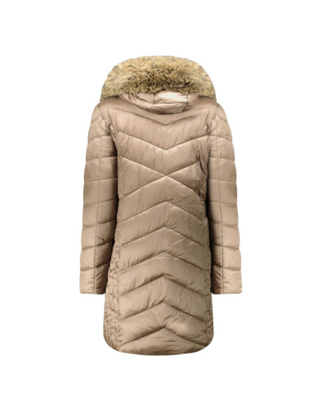 Parka damska geographical norway bololita taupe db lady 0116-1 (wz7487f/gn-taupe)