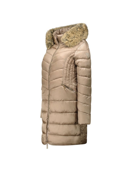 Parka damska geographical norway bololita taupe db lady 0116-1 (wz7487f/gn-taupe)