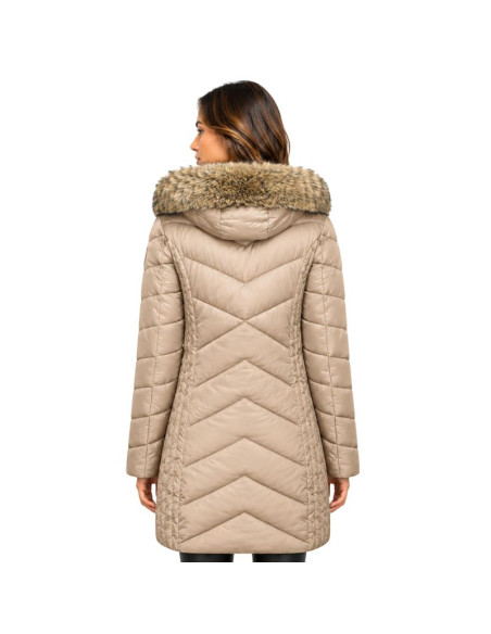 Parka damska geographical norway bololita taupe db lady 0116-1 (wz7487f/gn-taupe)