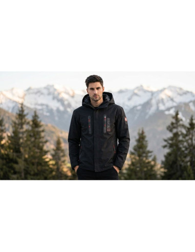 Kurtka przejściowa męska geographical norway ayoube black db men 009 (sz2204h/gn-black)