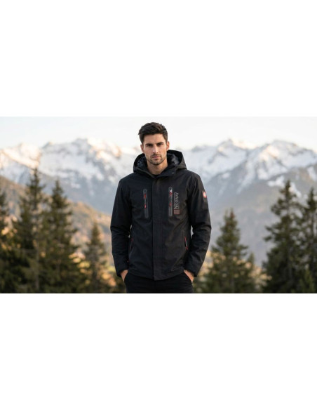 Kurtka przejściowa męska geographical norway ayoube black db men 009 (sz2204h/gn-black)