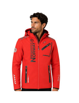 Softshell męski geographical norway royaute men ass a bs2 056 (wt1804h/gn-red / black)