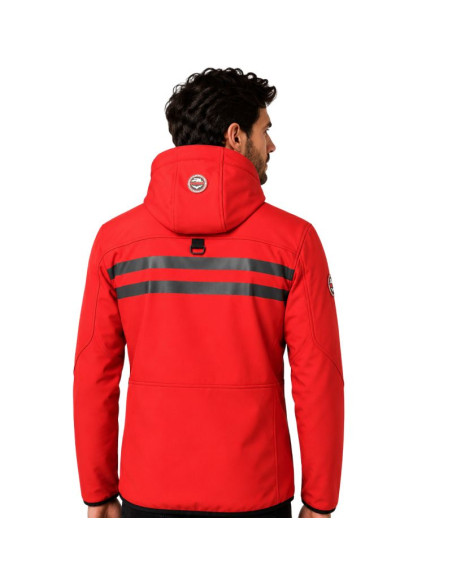 Softshell męski geographical norway royaute men ass a bs2 056 (wt1804h/gn-red / black)