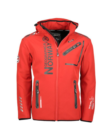 Softshell męski geographical norway royaute men ass a bs2 056 (wt1804h/gn-red / black)