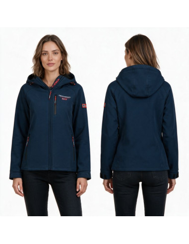 Softshell damski geographical norway tacer db navy lady 009 (wy9181f/gn-navy)