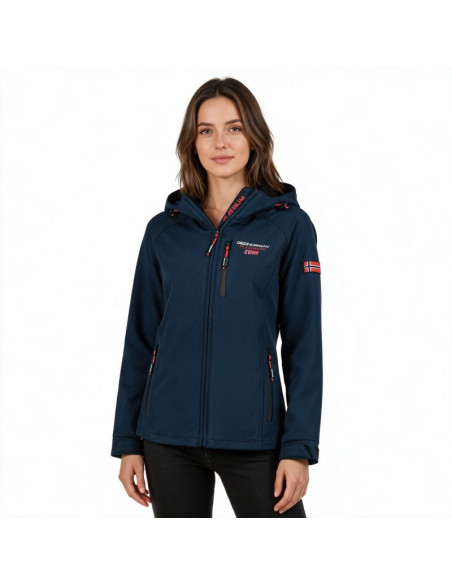 Softshell damski geographical norway tacer db navy lady 009 (wy9181f/gn-navy)