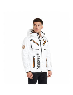 Softshell męski geographical norway rainbow men white ques 056 size xl (wu1270h/gn-white)