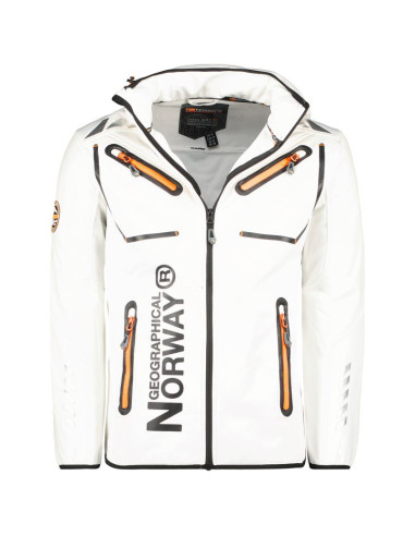 Softshell męski geographical norway rainbow men white ques 056 size xl (wu1270h/gn-white)