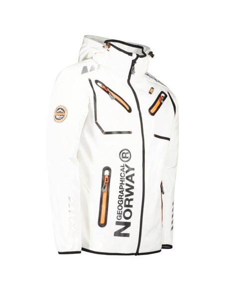 Softshell męski geographical norway rainbow men white ques 056 size xl (wu1270h/gn-white)