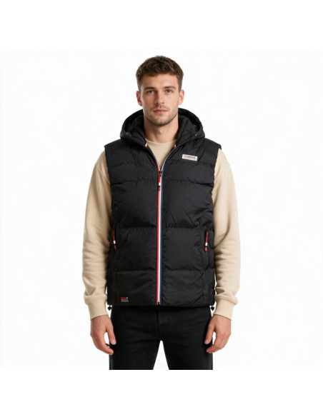 Kamizelka męska geographical norway vito black db men 001 (wz6238h/gn-black)