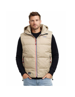 Kamizelka męska geographical norway vito beige db men 001 (wz6241h/gn-beige)