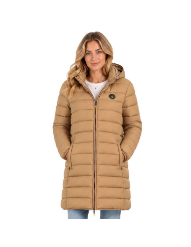 Kurtka damska geographical norway atikamap long hood taupe db lady 233 (wz5137f/gn-taupe)