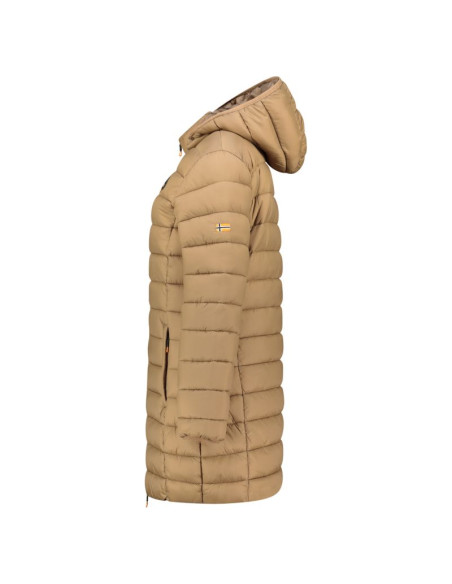 Kurtka damska geographical norway atikamap long hood taupe db lady 233 (wz5137f/gn-taupe)