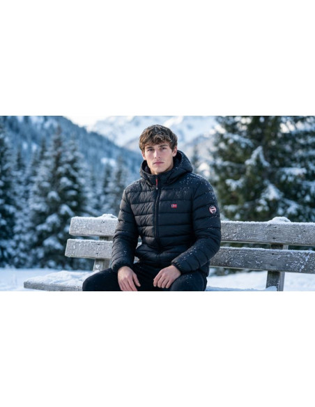 Kurtka męska geographical norway amigo hood black db men 096 (wa1455h/gn-black)