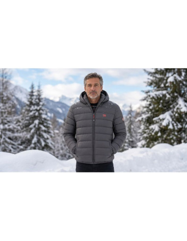 Kurtka męska geographical norway amigo hood dgrey db men 096 (wa1459h/gn-dark grey)