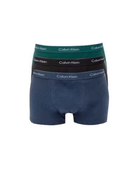 Calvin klein bokserki majtki męskie relaxed 3-pak modne bawełniane zielone szare granatowe
