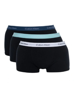 Calvin klein bokserki majtki męskie relaxed 3-pak modne bawełniane czarne