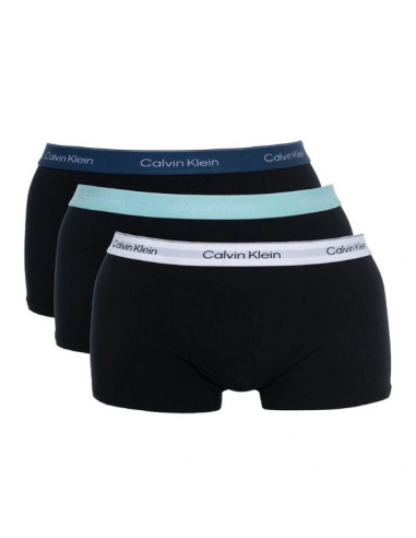 Calvin klein bokserki majtki męskie relaxed 3-pak modne bawełniane czarne