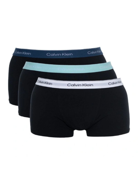 Calvin klein bokserki majtki męskie relaxed 3-pak modne bawełniane czarne