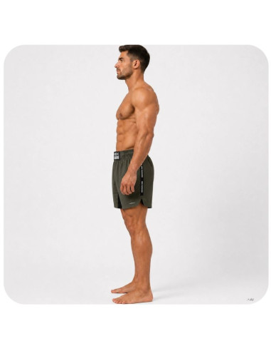 Spodenki shorty mma army green combatwear v2 | dbx bushido