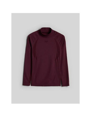 Bezszwowa bielizna narciarska, termoaktywna, z wykończeniem szybkoschnącym - longsleeve damskie 4f 4fwaw26useaf324-60s