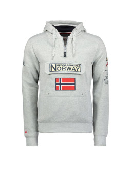 Bluza męska geographical norway gymclass bgrey db gtx  men 054 (ww2844h/gn-blended grey)