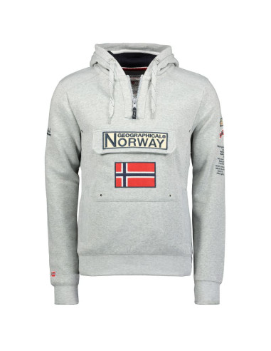 Bluza męska geographical norway gymclass bgrey db gtx  men 054 (ww2844h/gn-blended grey)