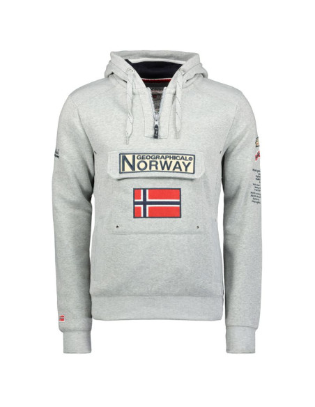 Bluza męska geographical norway gymclass bgrey db gtx  men 054 (ww2844h/gn-blended grey)