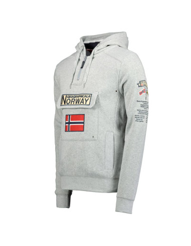 Bluza męska geographical norway gymclass bgrey db gtx  men 054 (ww2844h/gn-blended grey)