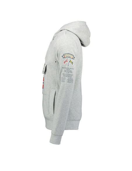 Bluza męska geographical norway gymclass bgrey db gtx  men 054 (ww2844h/gn-blended grey)