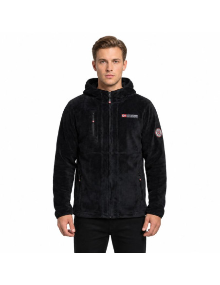 Polar męski geographical norway upload hood black db men 224 (wy3383h/gn-black)
