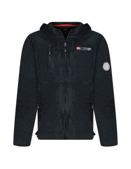 Polar męski geographical norway upload hood black db men 224 (wy3383h/gn-black) 2