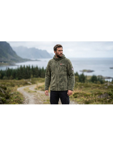Polar męski geographical norway upload hood olive db men 224 (wy3387h/gn-olive)