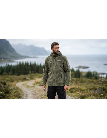 Polar męski geographical norway upload hood olive db men 224 (wy3387h/gn-olive)