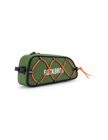 Rockbros torba na ramę 30120045001 zielona 0,7l