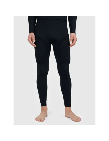 Bezszwowa bielizna narciarska, termoaktywna, z wykończeniem szybkoschnącym - legginsy męskie 4f4fwaw26useam310-20s
