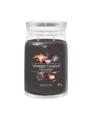 Świeca duża black coconut yankee