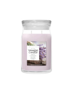 Świeca duża dried lavender & oak yankee