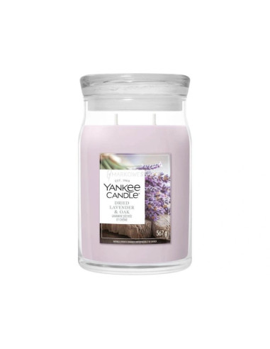 Świeca duża dried lavender & oak yankee