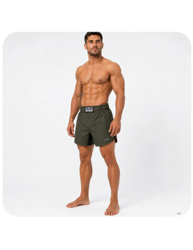Spodenki shorty mma army green combatwear v1 | dbx bushido