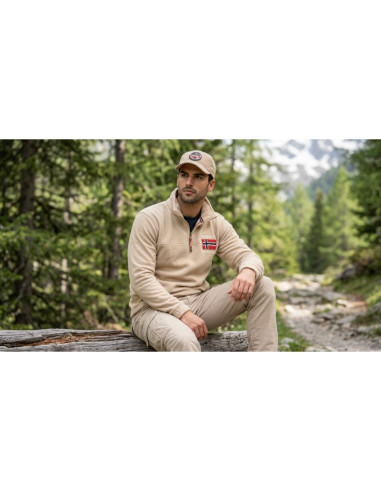Polar męski geographical norway tequateur beige db men 233 (wz6694h/gn-beige)