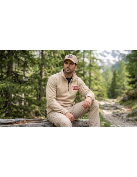 Polar męski geographical norway tequateur beige db men 233 (wz6694h/gn-beige)