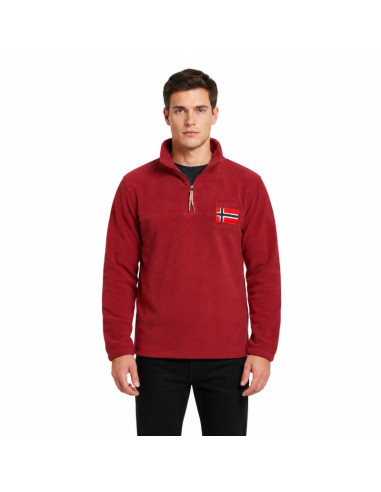 Polar męski geographical norway tequateur burgundy db men 233 (wz6696h/gn-burgundy)
